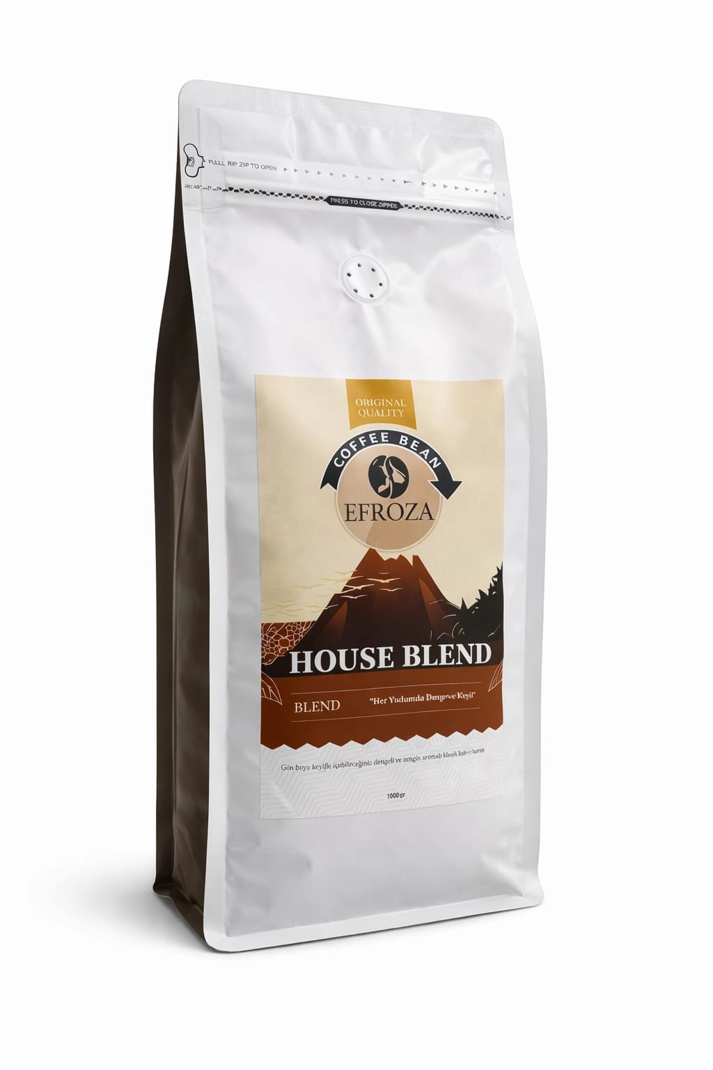 EFROZA HOUSE BLEND ÇEKİRDEK KAHVE 1 KG