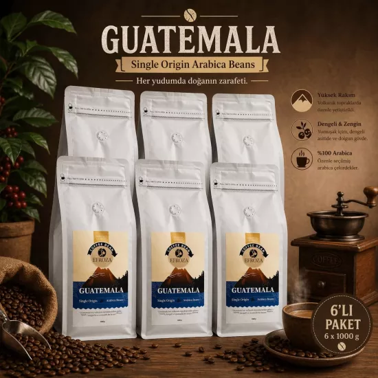 Efroza Guatemala Çekirdek Kahve 6 LI 