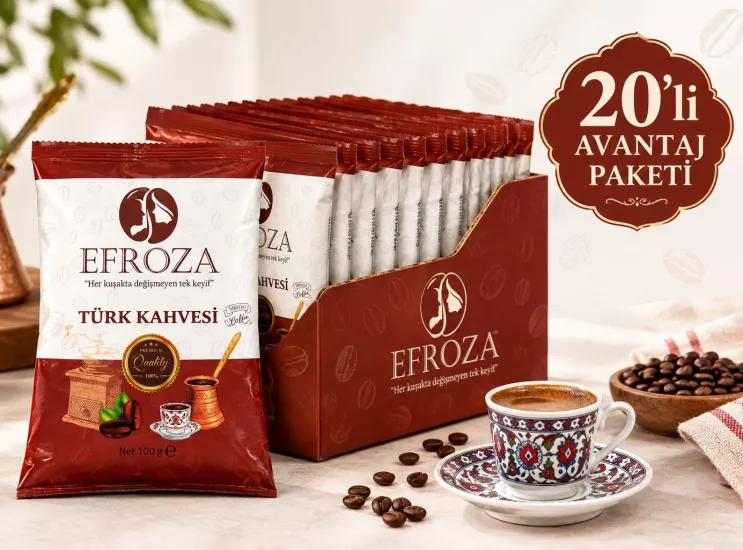 EFROZA TÜRK KAHVESİ 100G (20 ADET)